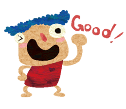 Miss blue hair! sticker #13899282