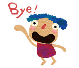 Miss blue hair! sticker #13899283