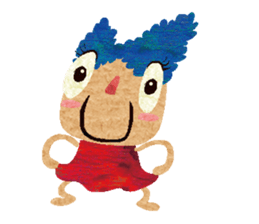 Miss blue hair! sticker #13899284