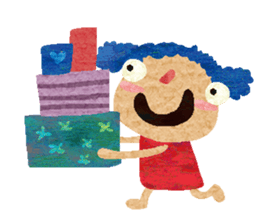 Miss blue hair! sticker #13899287