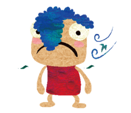 Miss blue hair! sticker #13899289