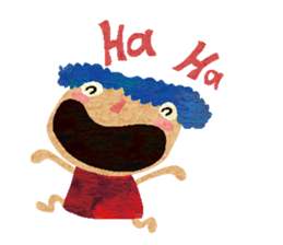 Miss blue hair! sticker #13899291