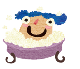 Miss blue hair! sticker #13899292