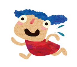 Miss blue hair! sticker #13899293