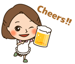 Sweet wife's daily sticker.(world) sticker #13899897