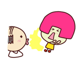 Present Stickers[A little anxious"ARU"] sticker #13899910