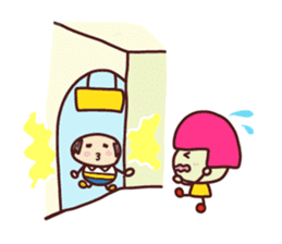 Present Stickers[A little anxious"ARU"] sticker #13899922