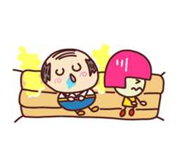 Present Stickers[A little anxious"ARU"] sticker #13899924