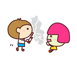 Present Stickers[A little anxious"ARU"] sticker #13899931