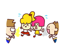 Present Stickers[A little anxious"ARU"] sticker #13899933