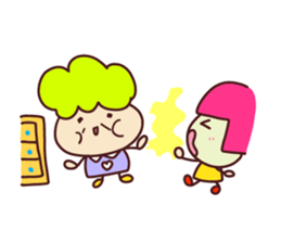 Present Stickers[A little anxious"ARU"] sticker #13899936