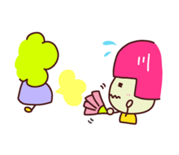 Present Stickers[A little anxious"ARU"] sticker #13899937