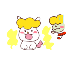 Present Stickers[A little anxious"ARU"] sticker #13899939