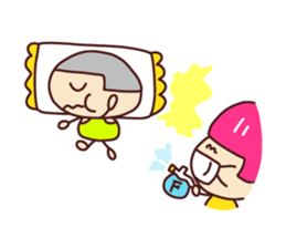 Present Stickers[A little anxious"ARU"] sticker #13899941