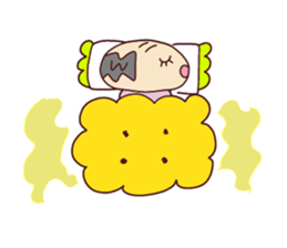 Present Stickers[A little anxious"ARU"] sticker #13899945