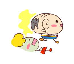 Present Stickers[A little anxious"ARU"] sticker #13899948
