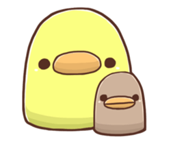 Daifuku Hiyoko Sticker-petit- sticker #13900081