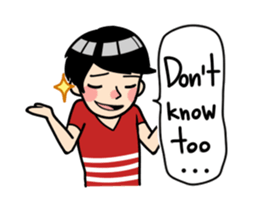 My name is O sticker #13900830