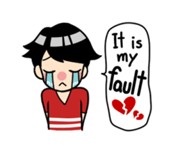 My name is O sticker #13900833