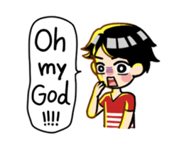 My name is O sticker #13900843