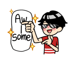 My name is O sticker #13900849