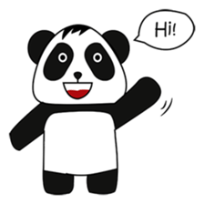 PANDa Black and White sticker #13901070