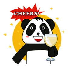 PANDa Black and White sticker #13901086