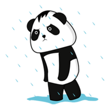 PANDa Black and White sticker #13901088