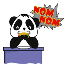 PANDa Black and White sticker #13901090