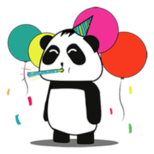 PANDa Black and White sticker #13901106