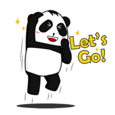 PANDa Black and White sticker #13901107