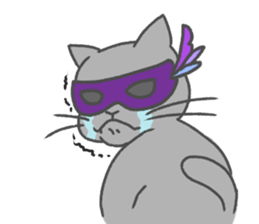 Mew mask sticker #13901620