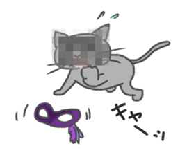 Mew mask sticker #13901624