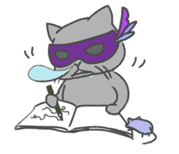 Mew mask sticker #13901642