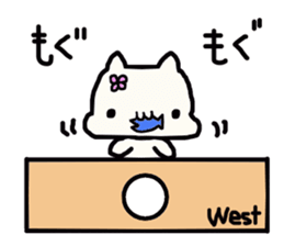 Nishi's name sticker sticker #13901975
