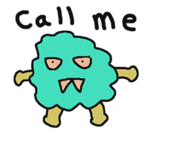 mokomoko boy sticker #13902348