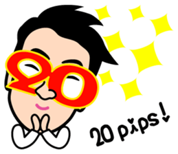 Winding of the "J teachers and FX" sticker #13902812