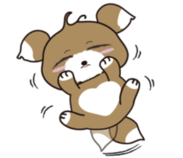 Happy wanderjing dog sticker #13902967