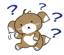 Happy wanderjing dog sticker #13902979