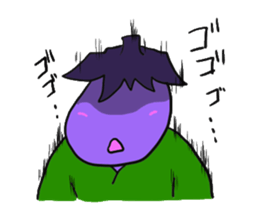 eggplant samurai nasuzo 2nd sticker #13903603