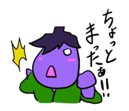 eggplant samurai nasuzo 2nd sticker #13903604