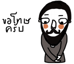 Beardy Beardy sticker #13903664