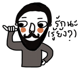 Beardy Beardy sticker #13903670