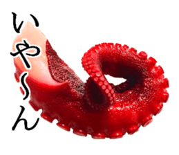 Octopus legs feel self-conscious sticker #13903852