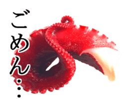 Octopus legs feel self-conscious sticker #13903856