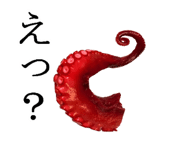 Octopus legs feel self-conscious sticker #13903858