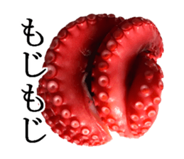 Octopus legs feel self-conscious sticker #13903864