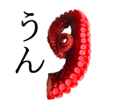 Octopus legs feel self-conscious sticker #13903866