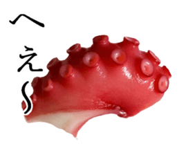 Octopus legs feel self-conscious sticker #13903879