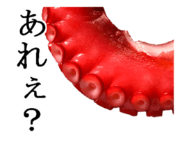 Octopus legs feel self-conscious sticker #13903881